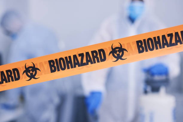 Professional Infectious Disease Decontamination technician working in Arlington, VA